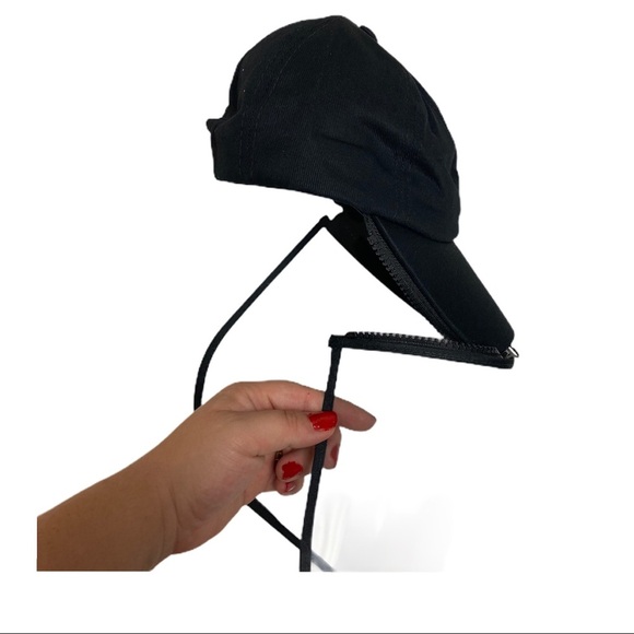 FULL FACE SHIELD CAP PROTECTIVE HAT WITH CLOSURE - Picture 6 of 7